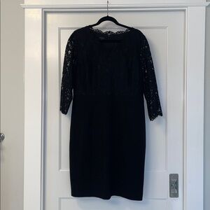 Talbots Women’s Black Lace Dress